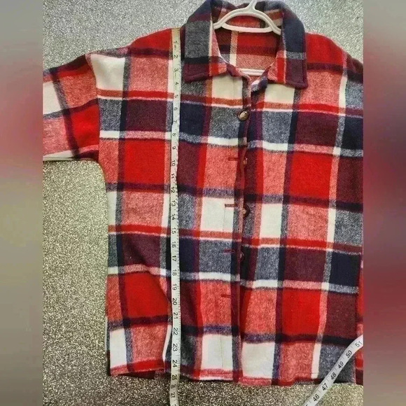WOMEN'S FLEECE  BUTTON UP SHACKET SIZE SMALL - Picture 5 of 5